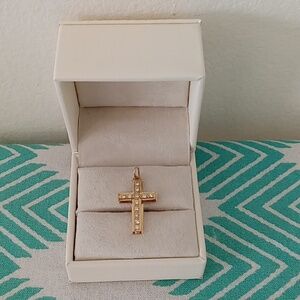 Cross Pendant 14kt New